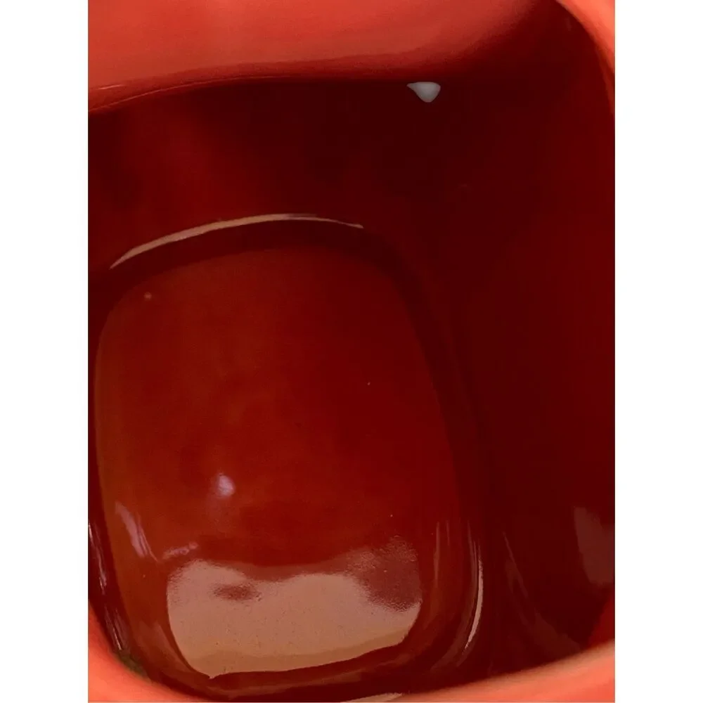 Fiesta Fiestaware Paprika Persimmon Poppy Burnt Orange Water Disk Disc Pitcher